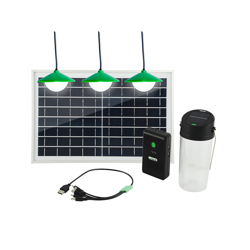 Kit de iluminação com energia solar